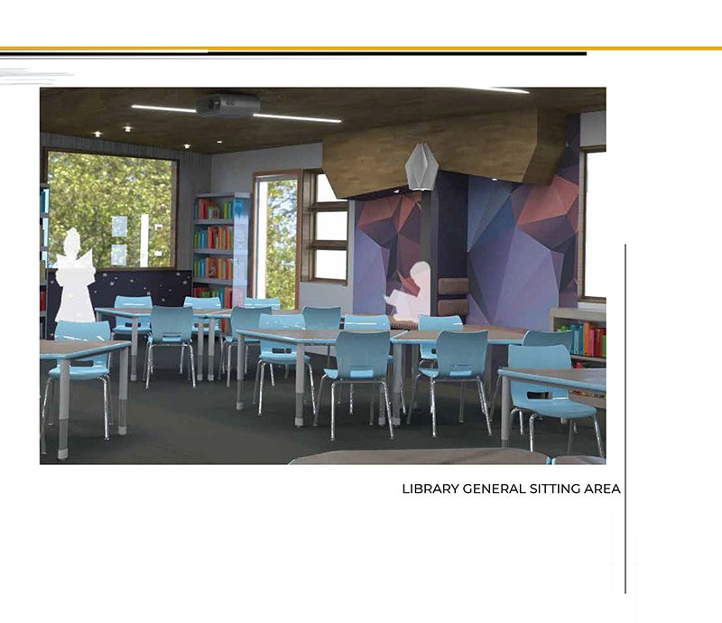 Interior at Westcott Elementary School by Ment Interior Design