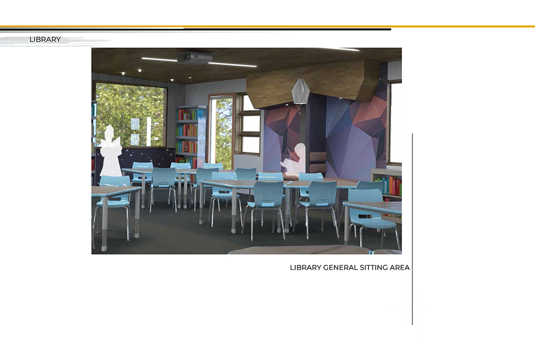 Interior at Westcott Elementary School by Ment Interior Design